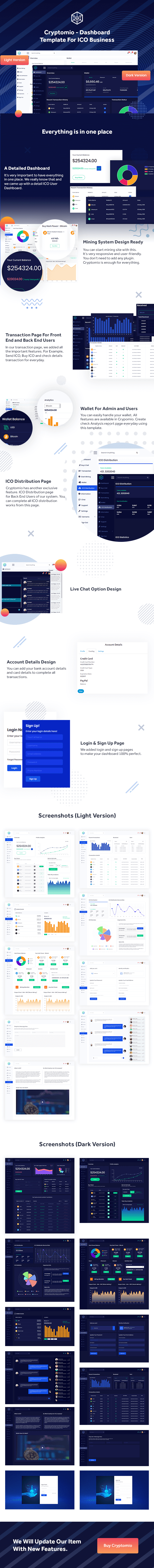 cryptomio dashboard template