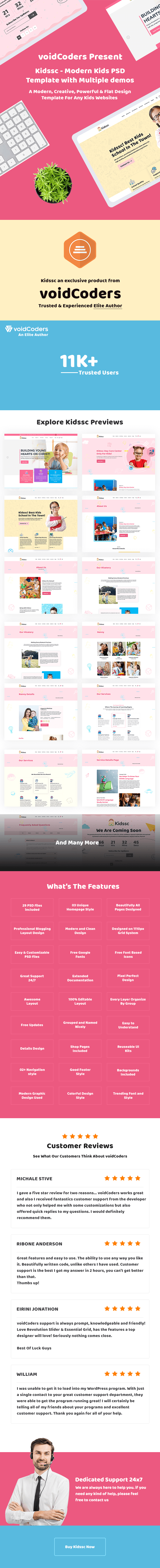 kids school template